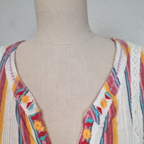 Z & L Made with Love Embroidered Maxi Dress Size S - Picture 8 of 16